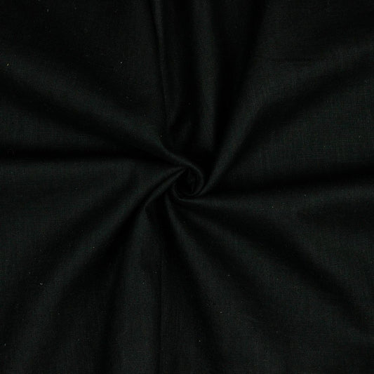 Washed Linen Blend Black