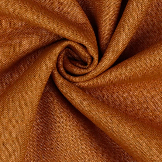Washed Linen Blend Cognac