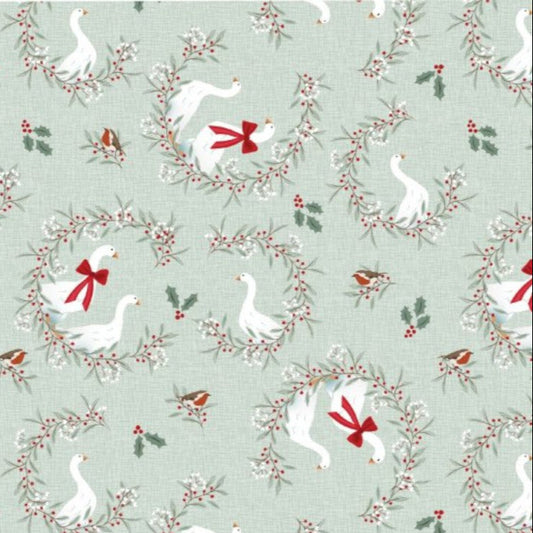 Victoria Louise Christmas Birds Cotton
