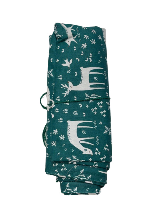 Green Reindeer Cotton