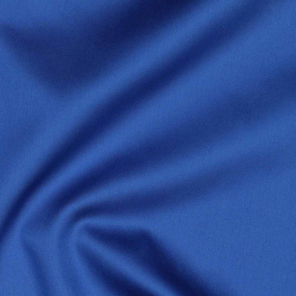 Dark Cobalt Cotton Satin