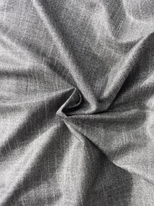 Silver Polyester Blend Dressmaking Fabric