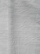 White Striped Stitch Cotton Dobby