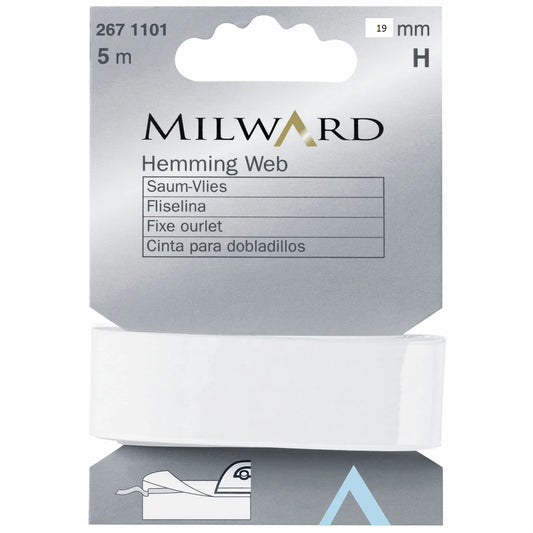 Hemming web - 19mm - white