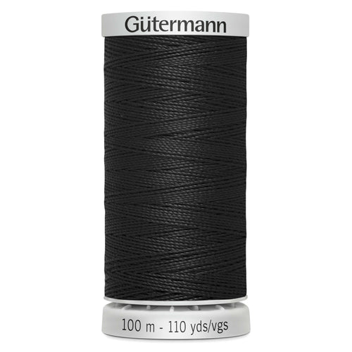 000 Black Gutermann Extra Strong 100m Thread