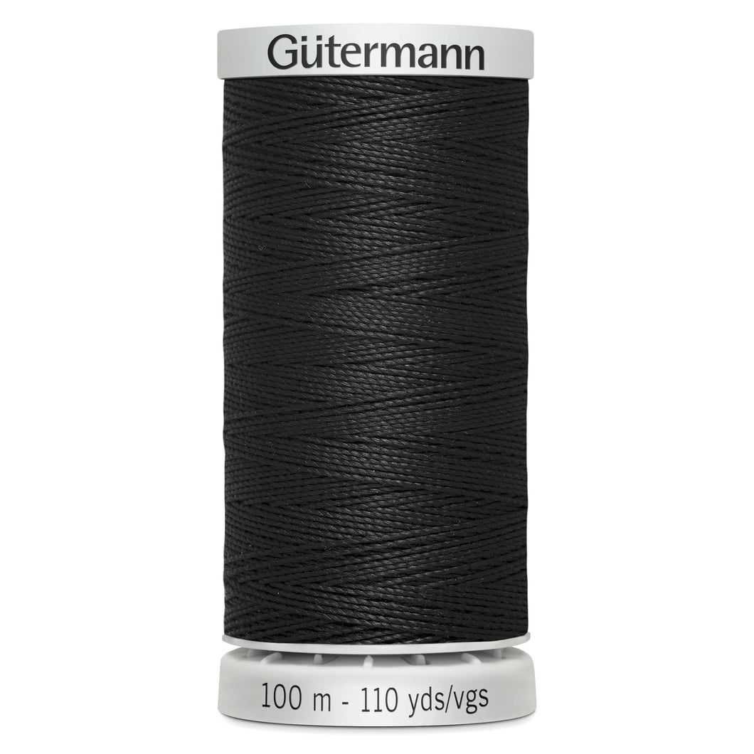 000 Black Gutermann Extra Strong 100m Thread