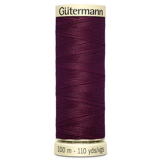 108 Dark Wine Gutermann Sew All 100m Thread