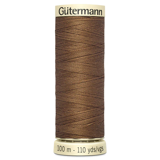 124 Light Brown Gutermann Sew All 100m Thread