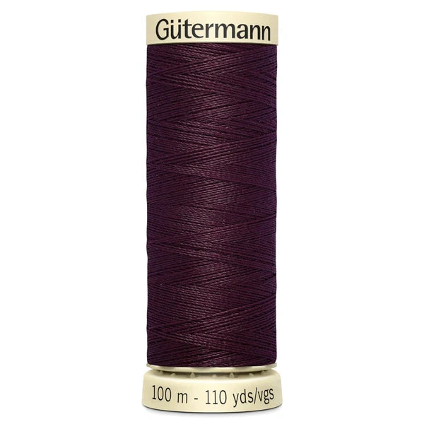 130 Maroon Gutermann Sew All 100m Thread