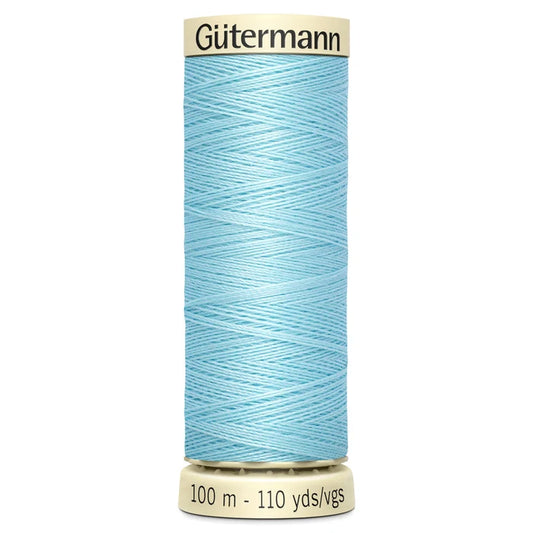 195 Light Blue Gutermann Sew All 100m Thread