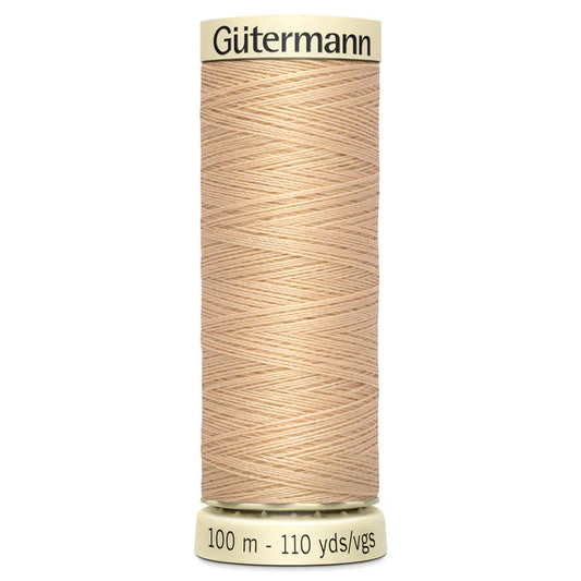 421 Warm Sand Gutermann Sew All 100m Thread