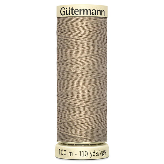 464 Mushroom Gutermann Sew All 100m Thread