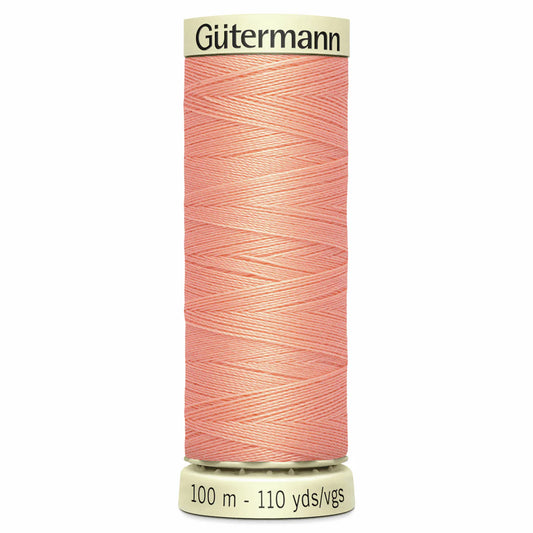 586 Peach Gutermann Sew-All 100m