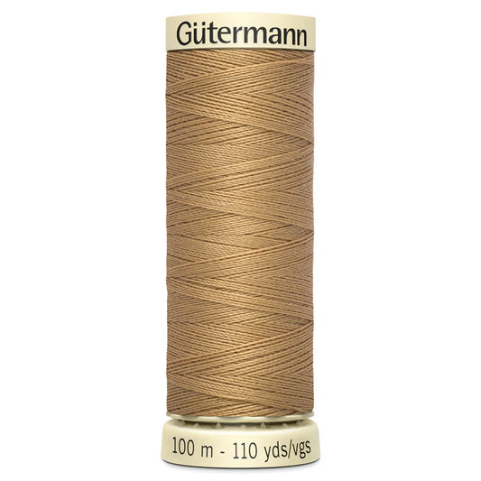 591 Golden Beige Gutermann Sew All 100m Thread