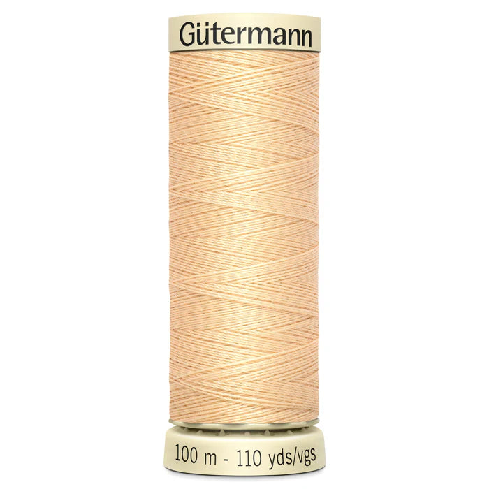 6 Dark Champagne Gutermann Sew All 100m Thread