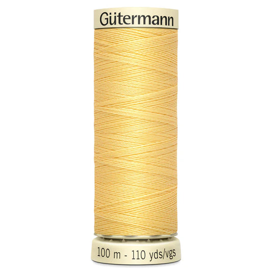 7 Butter Yellow Gutermann Sew All 100m Thread