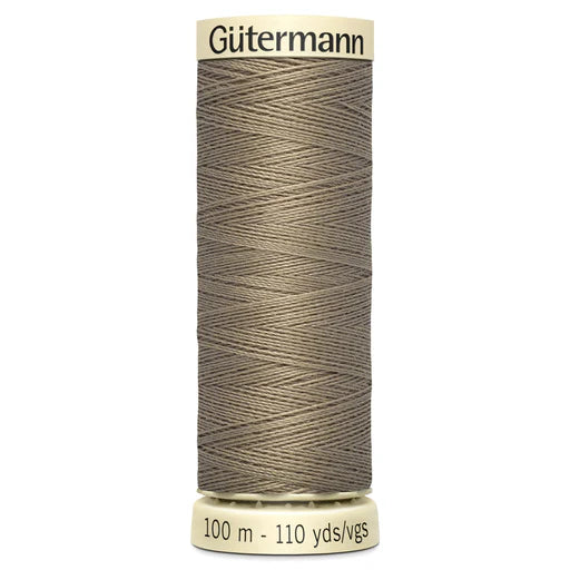 724 Grey Brown Gutermann Sew All 100m Thread