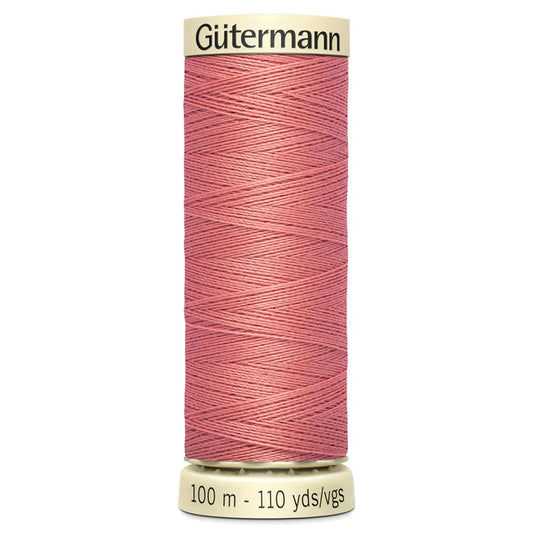 80 Rosy Peach Gutermann Sew All 100m Thread