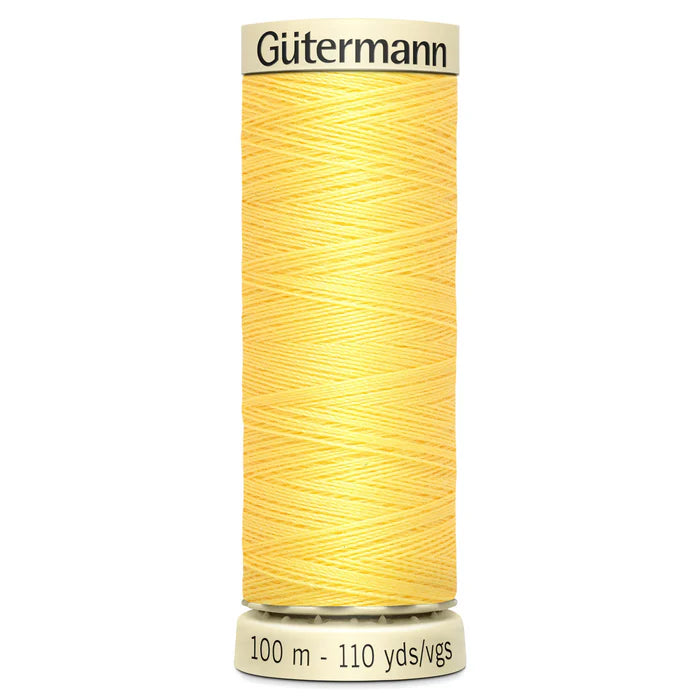 852 Light Yellow Gutermann Sew-All 100m Thread