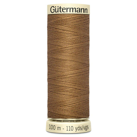 887 Dark Straw Gutermann Sew All 100m Thread