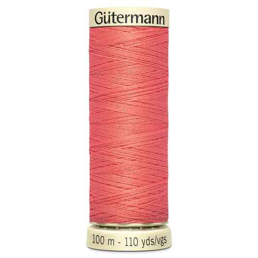 896 Coral Gutermann Sew-All 100m Thread