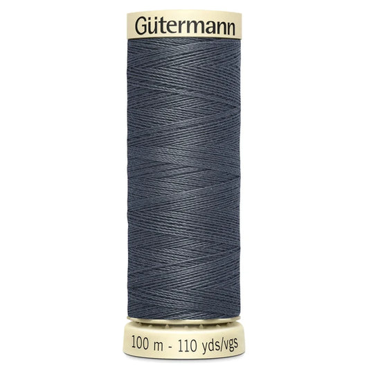 93 Dark Blue Grey Gutermann Sew All 100m Thread