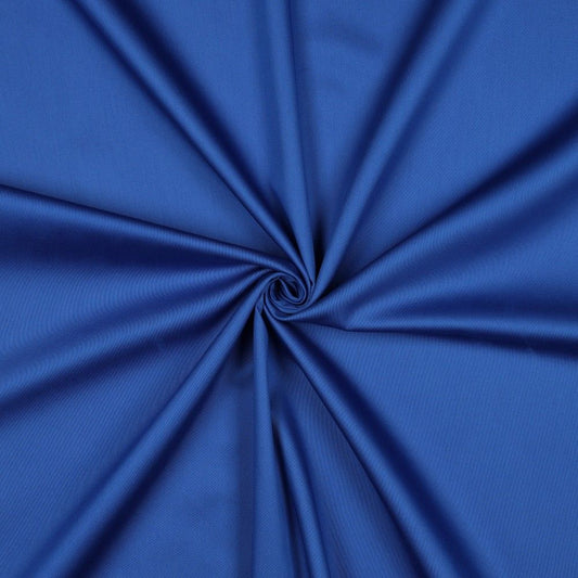 Dark Cobalt Cotton Satin
