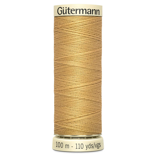 893 Straw Gutermann Sew All 100m Thread