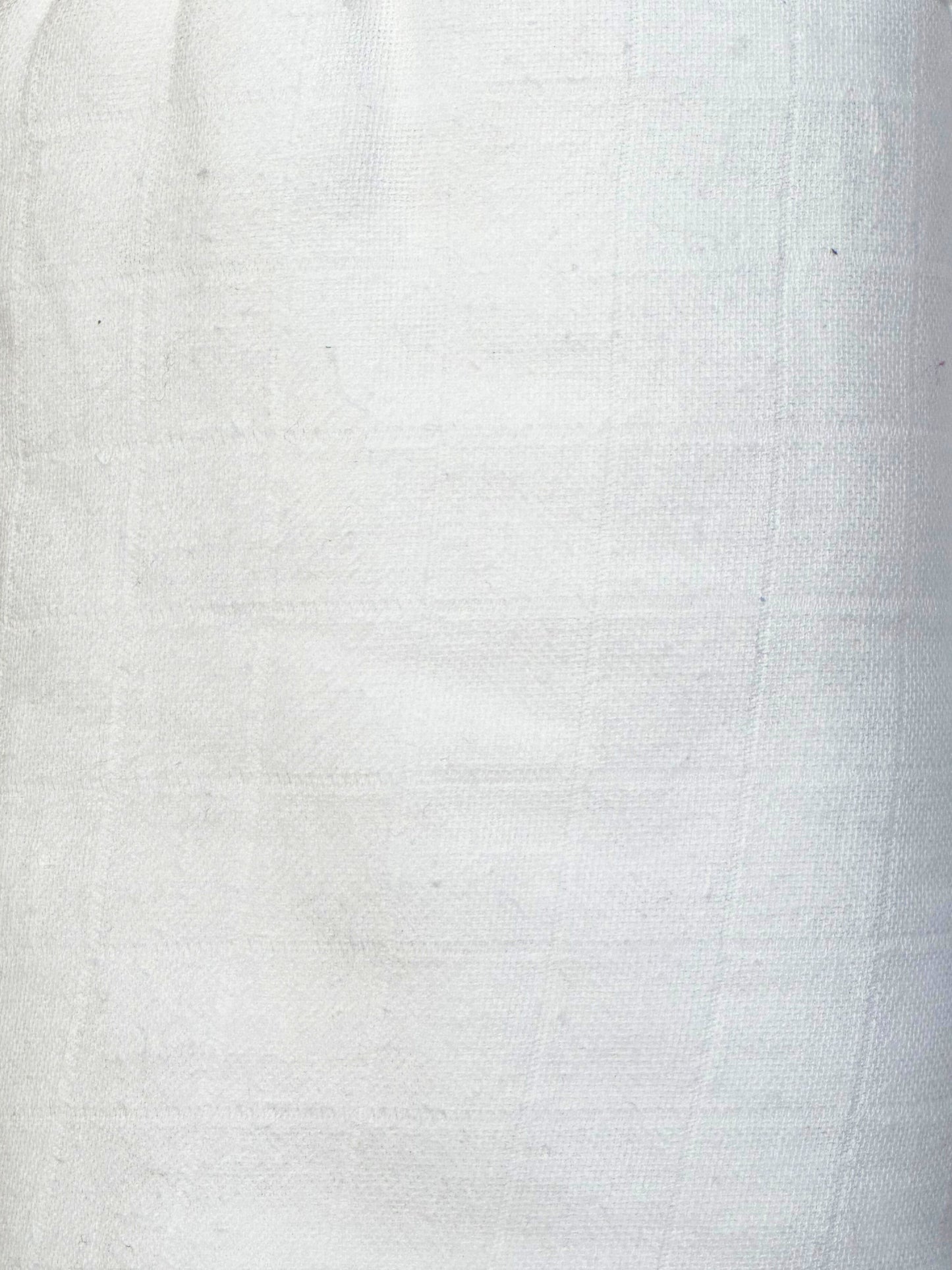 White Triple Gauze with Square Detail