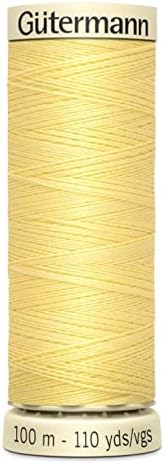 578 Pale Lemon Gutermann Sew All 100m Thread