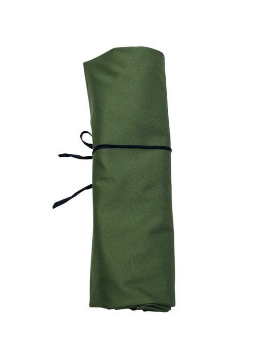 Olive Green Stretch Twill