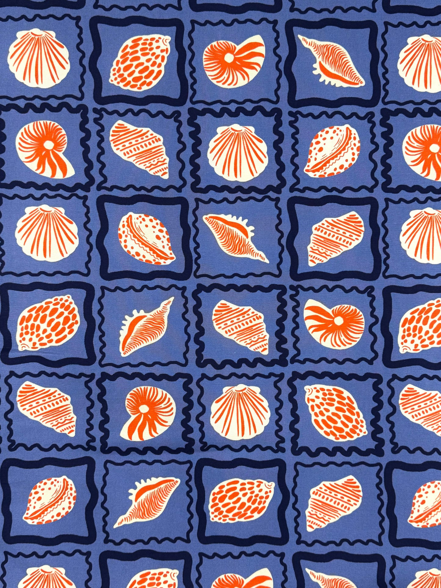 Jeans Blue Shells Canvas