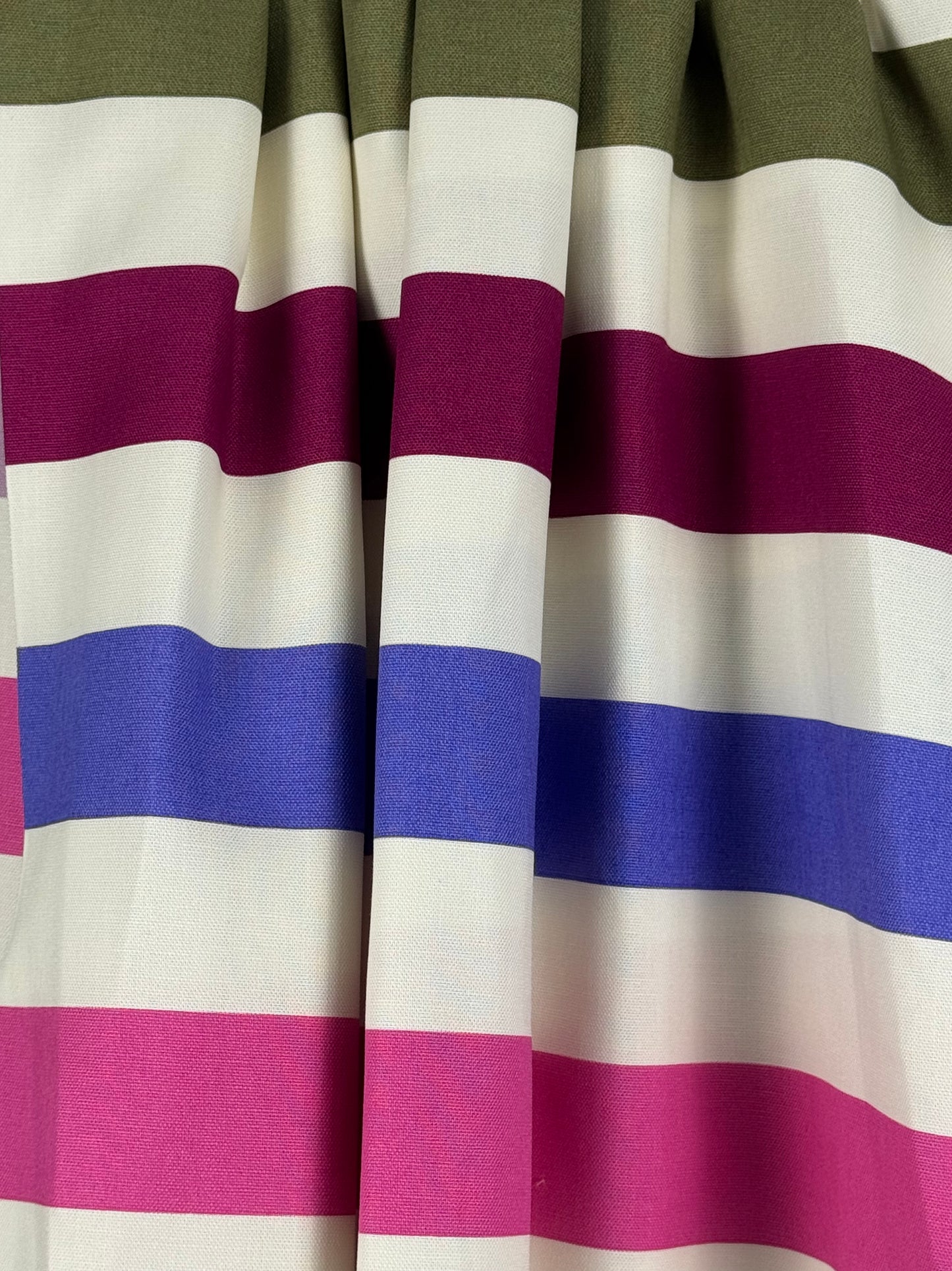 Multi-colour Canvas Stripes