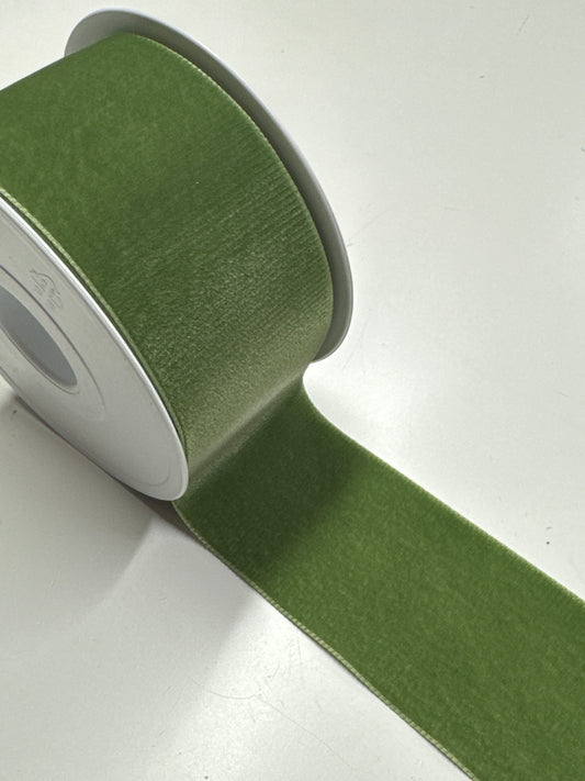 Green Velvet Ribbon