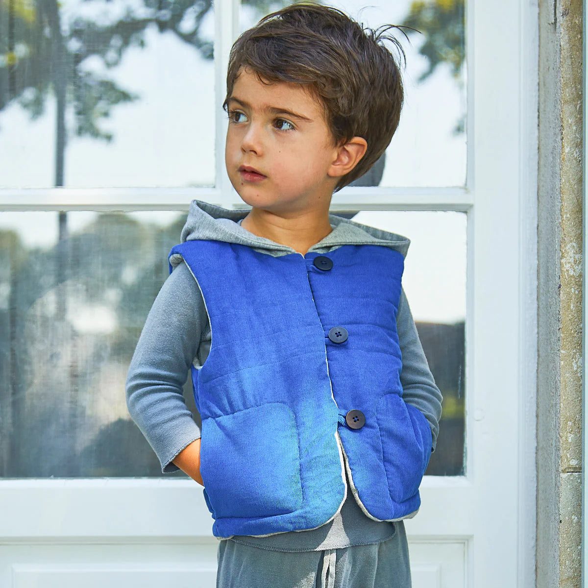 Vienne Kid's Vest Pattern - Ikatee