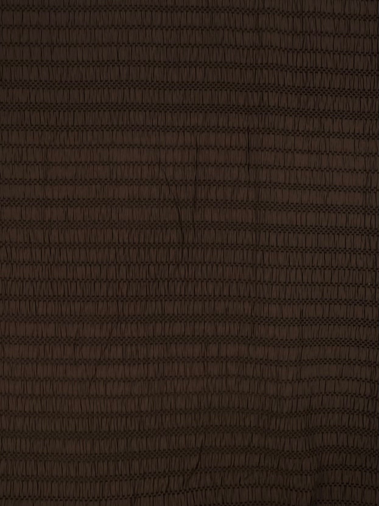 Brown Chenille Jacquard