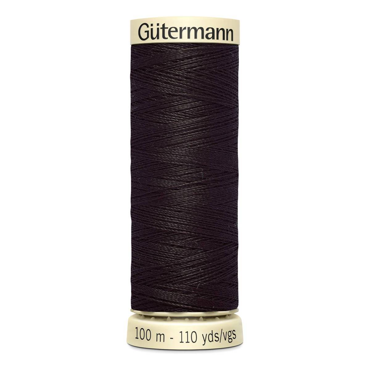 682 Brown/Black Gutermann Sew All 100m Thread