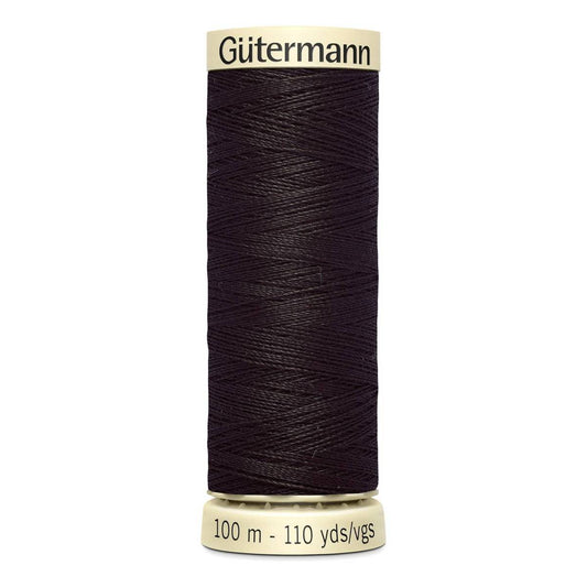 682 Brown/Black Gutermann Sew All 100m Thread