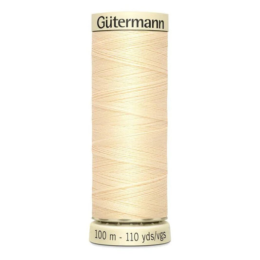 610 Champagne Gutermann Sew All 100m Thread