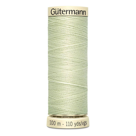 818 Soft Green Gutermann Sew All 100m Thread