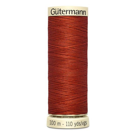 837 Dark Copper Gutermann Sew All 100m Thread