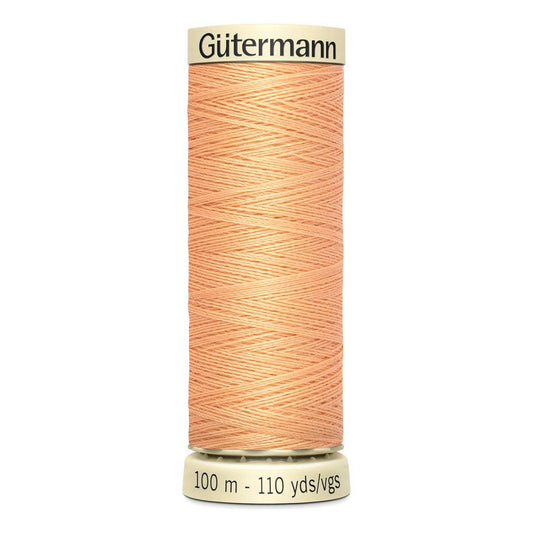 979 Pale Peach Gutermann Sew All 100m Thread
