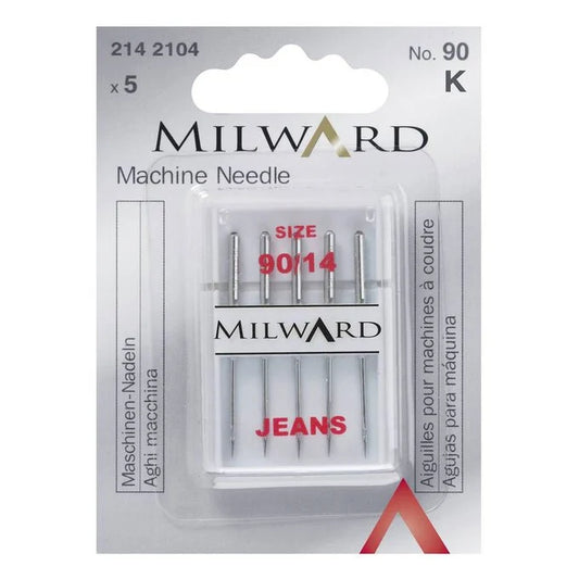 Milward Jeans sewing machine needles - 90/14