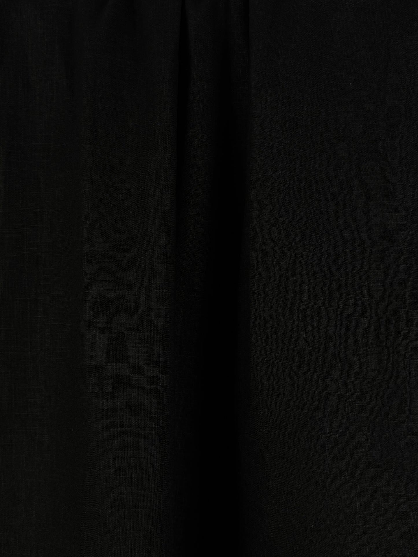 Washed Linen Blend Black