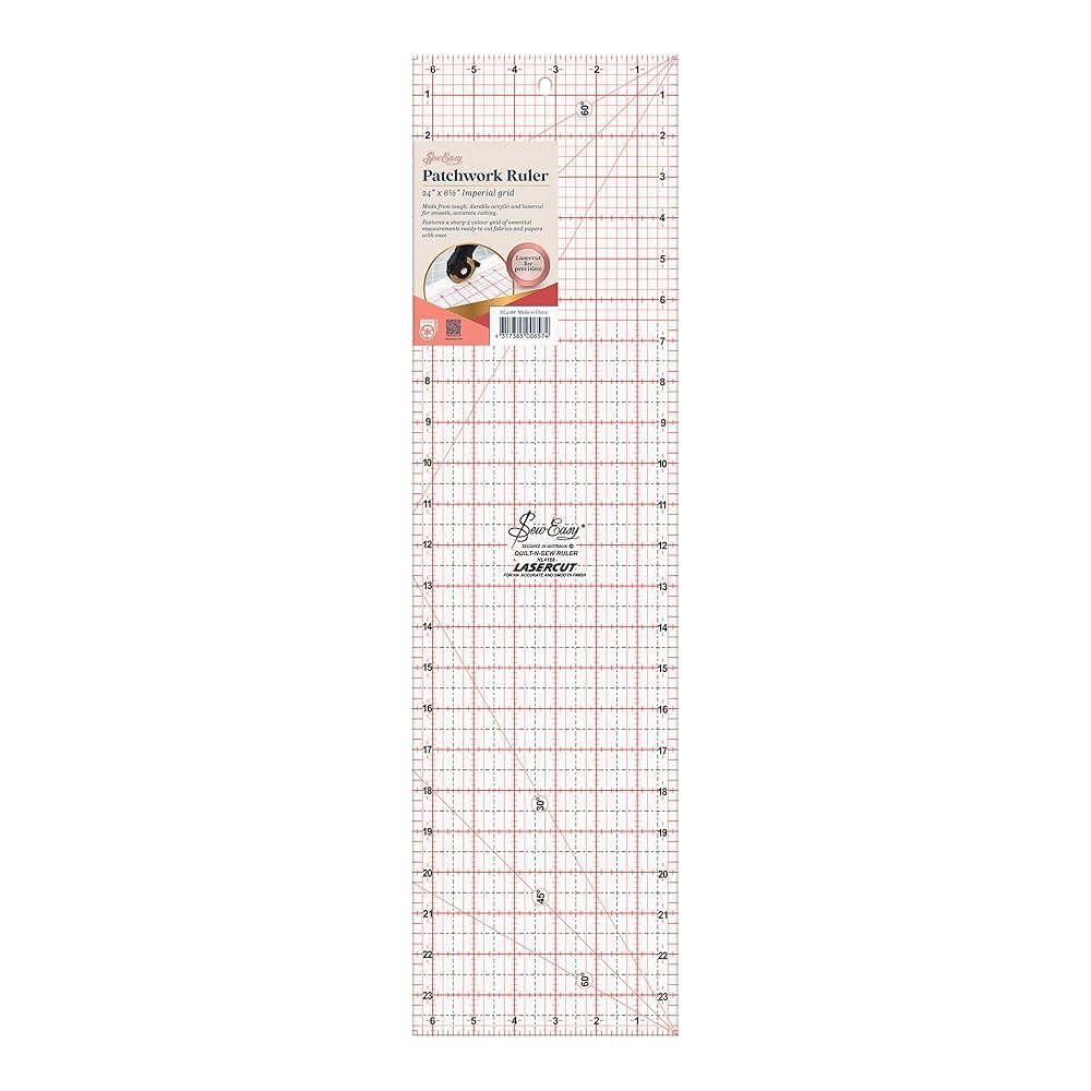 Staching Rular Girl Patchwork Ruler – The Carolyn Rose School of Sewing