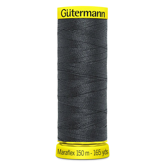36 Charcoal Gutermann Maraflex Thread 150m