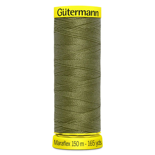 432 Olive Green Gutermann Maraflex Thread 150m