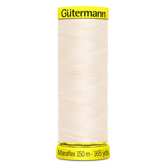 802 Champagne Gutermann Maraflex Thread 150m