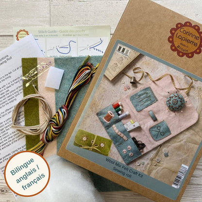Sewing Roll Felt Craft Kit: English