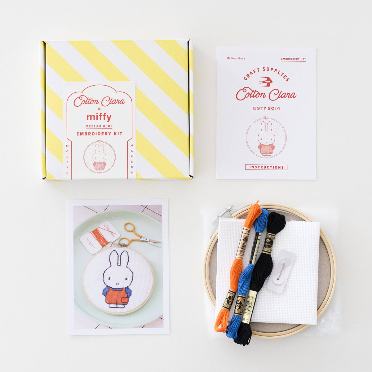 Miffy Dungaree Cross Stitch Kit: Dunagree
